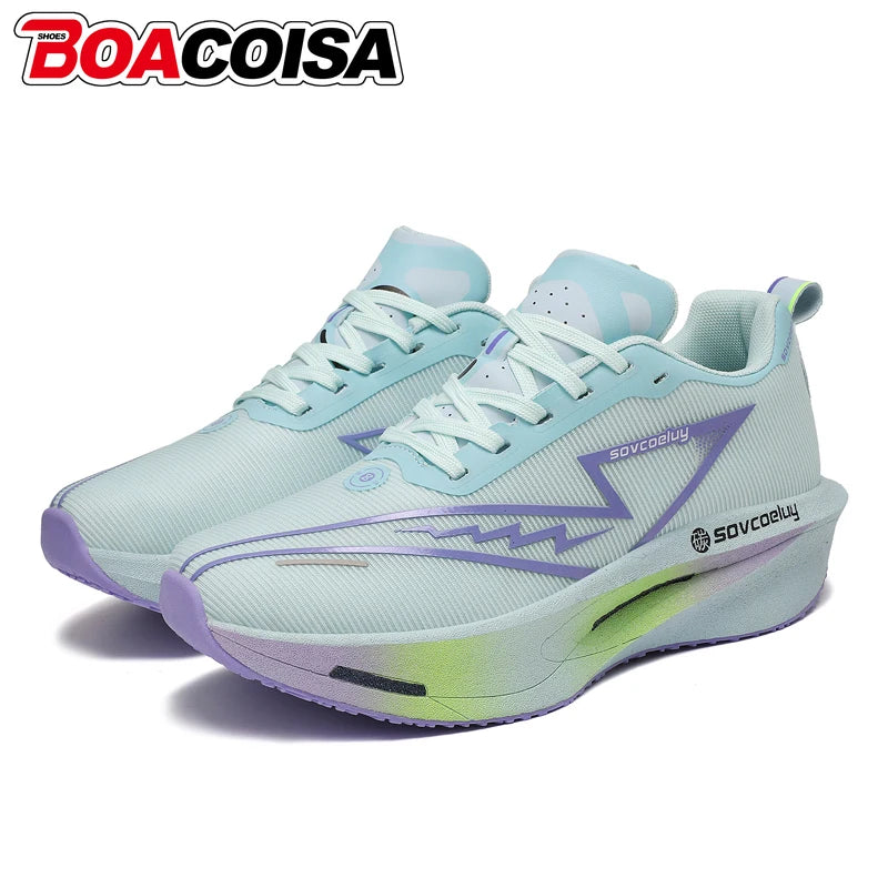 Athletic sneakers for walking and marathons - high comfort and stability