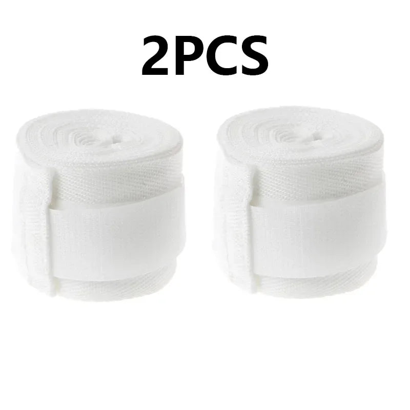 2PCS 1.5/2/3/5M Boxing Training Bandages Cotton Sports Bandages Sanda Kick Boxing Mma Hand Gloves Wraps Belt Boxing Sports Strap