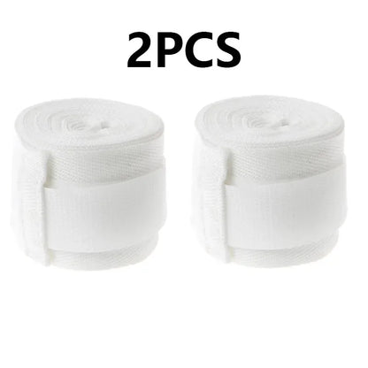 2PCS 1.5/2/3/5M Boxing Training Bandages Cotton Sports Bandages Sanda Kick Boxing Mma Hand Gloves Wraps Belt Boxing Sports Strap