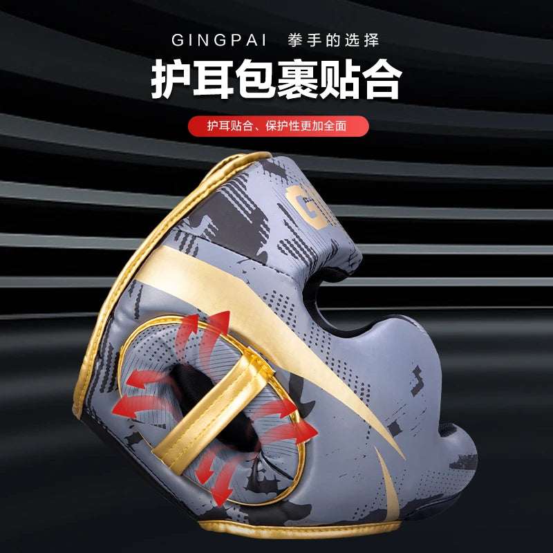 Kick Boxing Helmet Karate Muay Thai Guantes De Boxeo Free Fight Headgear MMA Head Guard Sanda Training Adults Kids Equipment