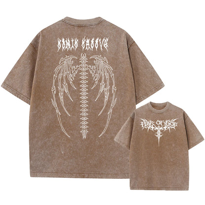 Heavyweight vintage t-shirt, street fashion