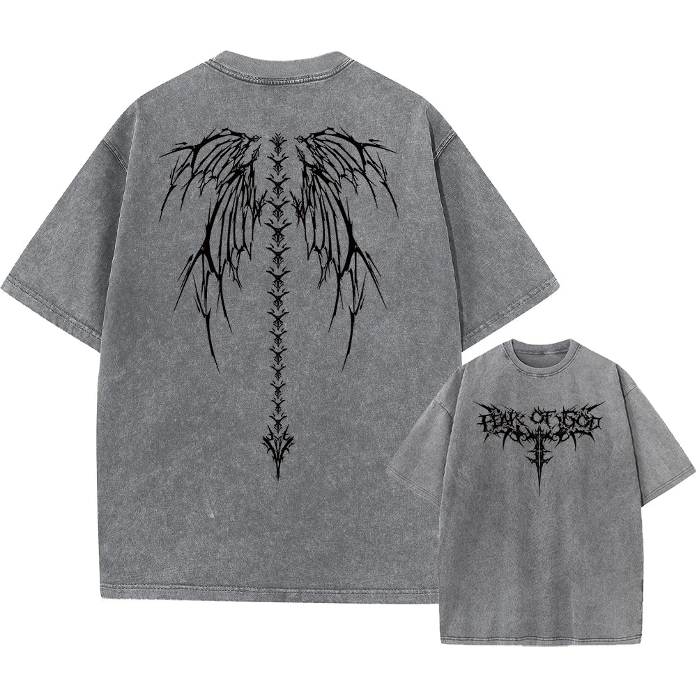 Heavyweight vintage t-shirt, street fashion