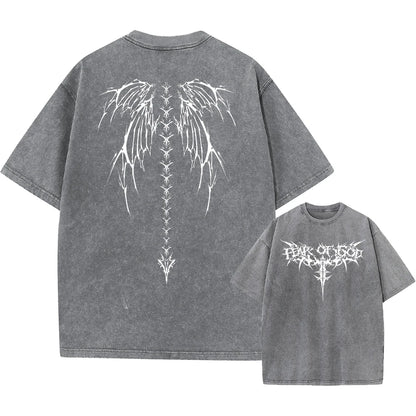 Heavyweight vintage t-shirt, street fashion