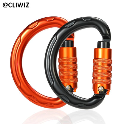 Automatic semi-circular climbing lock. [1, 2]
