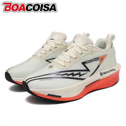 Athletic sneakers for walking and marathons - high comfort and stability