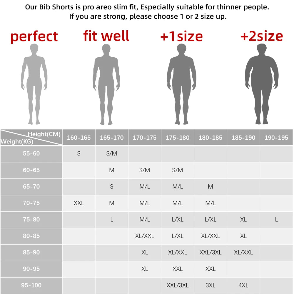 Seamless professional cycling shorts