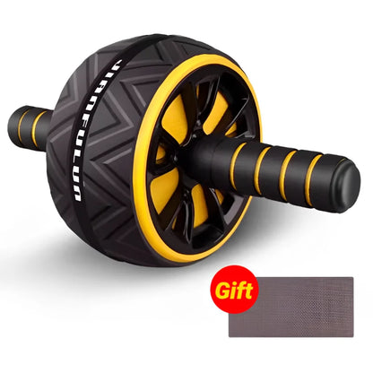 Professional abdominal wheel for muscle strengthening.