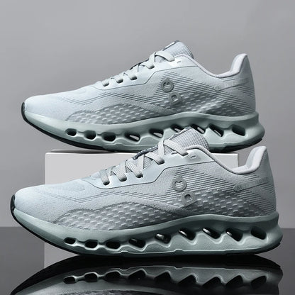 Modern running and golf shoes - comfortable design for rough terrain