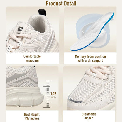 Baasploa Women Sports Shoes Outdoor Lightweight Breathable Jogging Sneakers Female Casual