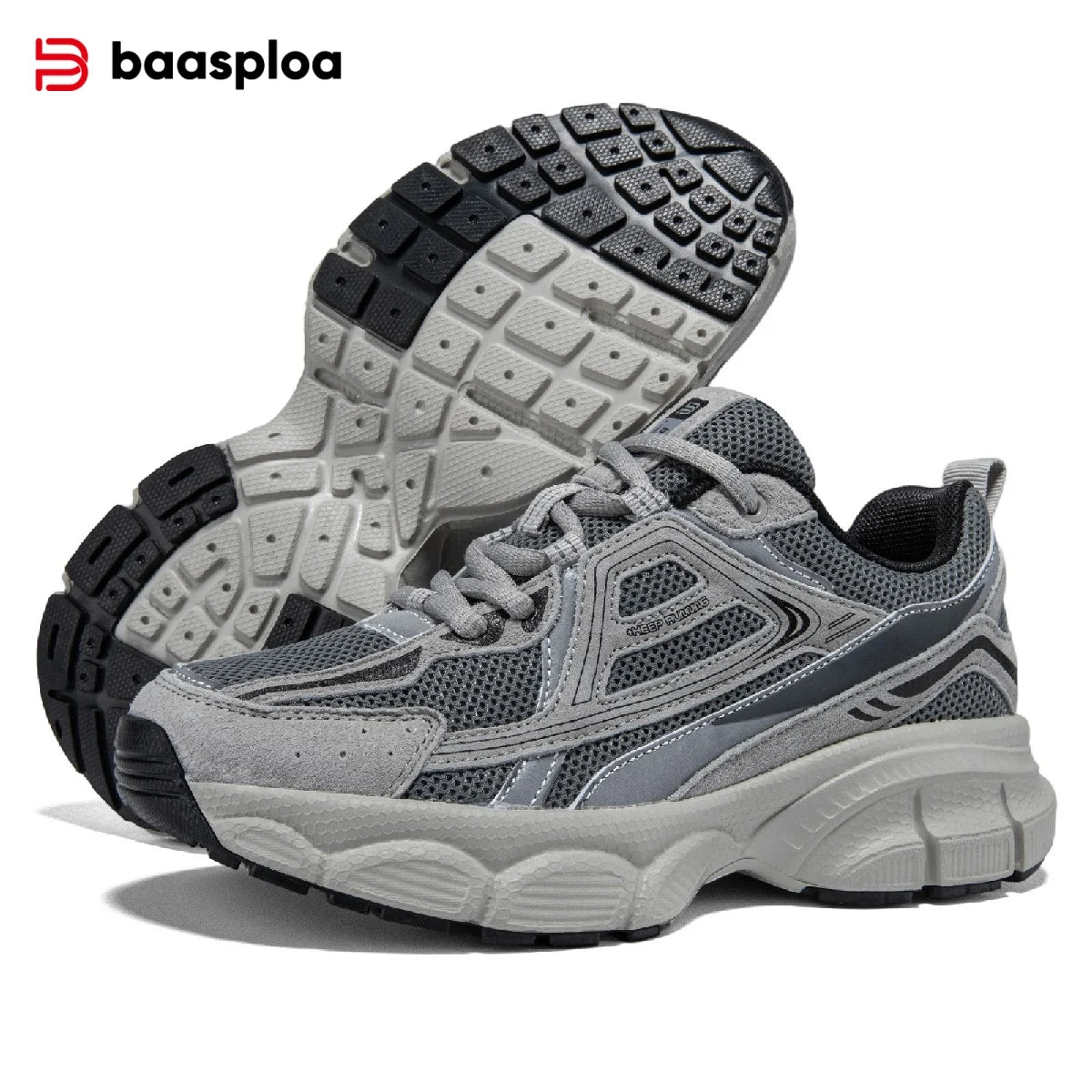 Baasploa Women Sports Shoes Outdoor Lightweight Breathable Jogging Sneakers Female Casual