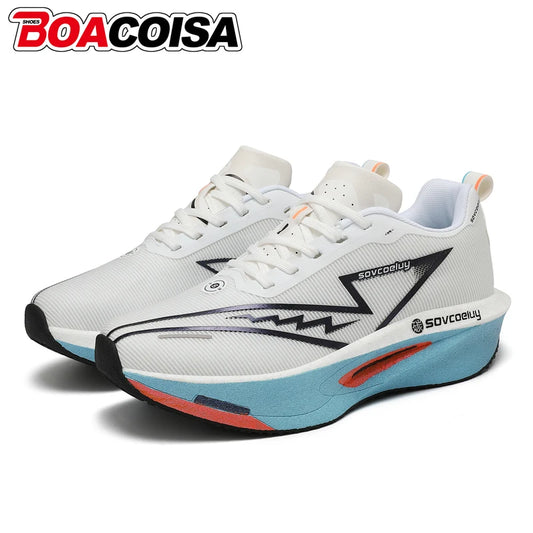 Athletic sneakers for walking and marathons - high comfort and stability