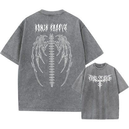 Heavyweight vintage t-shirt, street fashion