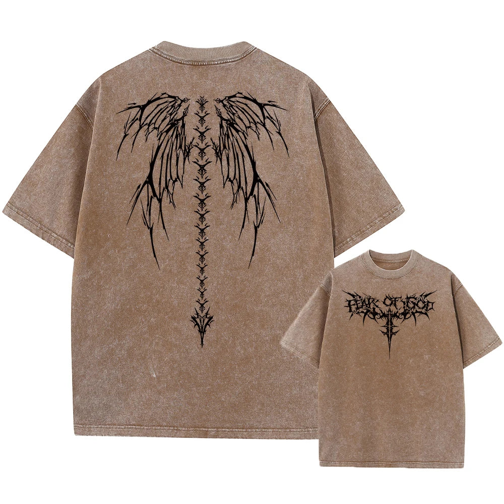 Heavyweight vintage t-shirt, street fashion