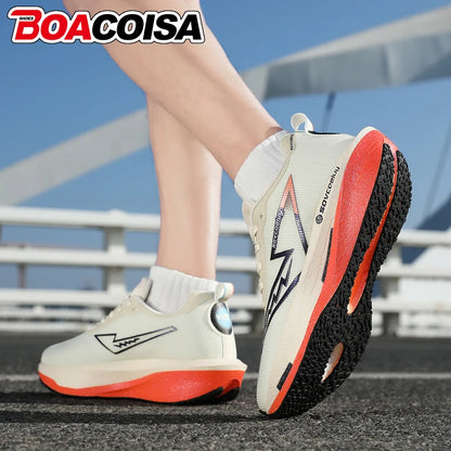Athletic sneakers for walking and marathons - high comfort and stability