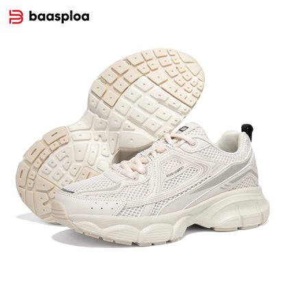 Baasploa Women Sports Shoes Outdoor Lightweight Breathable Jogging Sneakers Female Casual