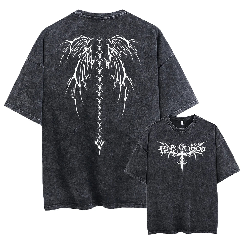 Heavyweight vintage t-shirt, street fashion