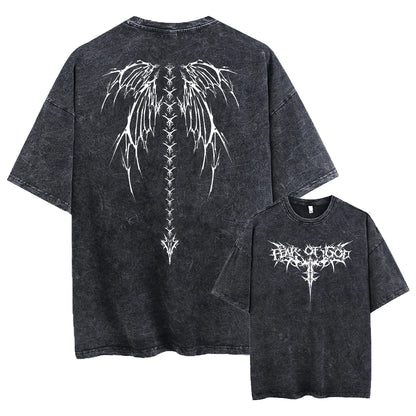 Heavyweight vintage t-shirt, street fashion