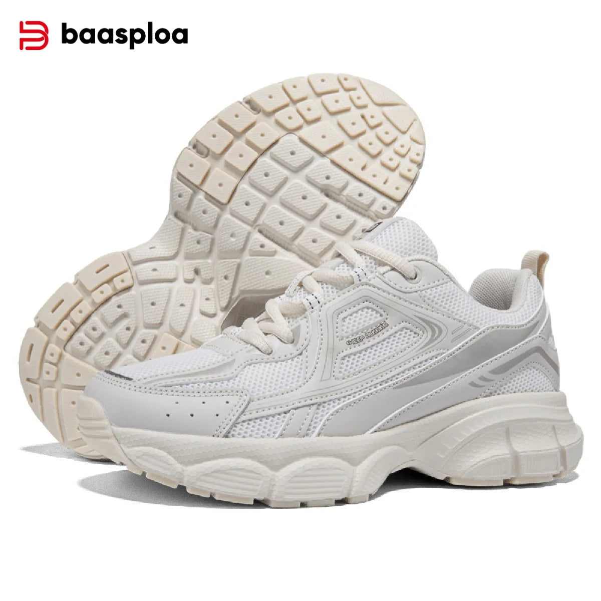 Baasploa Women Sports Shoes Outdoor Lightweight Breathable Jogging Sneakers Female Casual