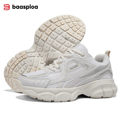 Baasploa Women Sports Shoes Outdoor Lightweight Breathable Jogging Sneakers Female Casual