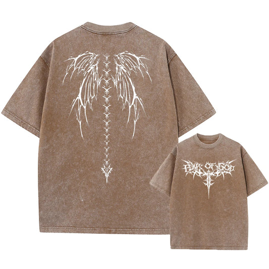 Heavyweight vintage t-shirt, street fashion